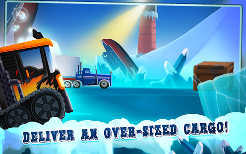 Screenshot 1 for Ice Road Truck Driving Race 3.41 MOD APK
