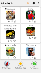 Screenshot 2 for Animals Quiz Learn All Mammals 3.6.0 MOD APK Unlimited Money