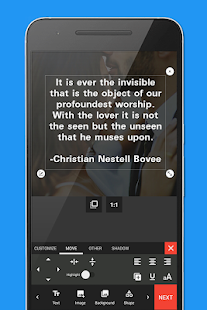 Screenshot 3 for Quote Creator 1.0 Ad Free