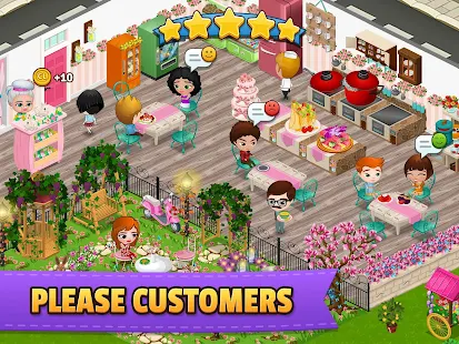 Screenshot 3 for Cafeland World Kitchen 2.1.11 MOD  (Unlimited Money)