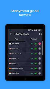 Screenshot 5 for VPN Proxy Speed 3.2.2 MOD APK Premium Unlocked
