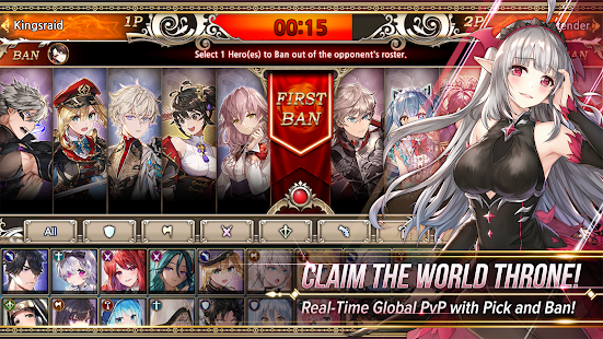 Screenshot 4 for Kings Raid 3.80.9 MOD (Weak Enemy)