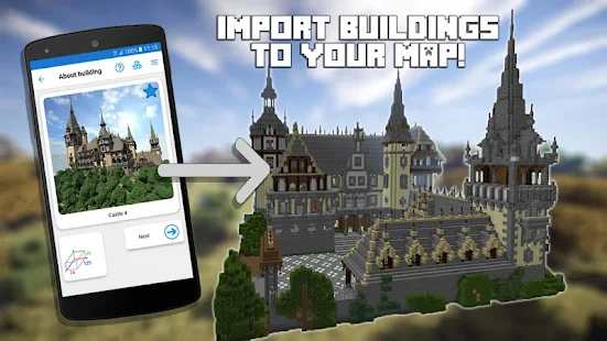 Screenshot 1 for Builder PRO for Minecraft PE 14.7 MOD APK (Full Version)