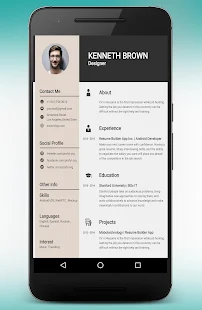 Cv Maker Resume Builder Pdf Template Format Editor Pro 9.1.17 CV Maker Resume Builder PDF Template Format Editor Pro 9.1.17