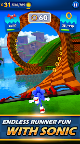 Screenshot 1 for Sonic Dash 4.10.3 Mod Money / Unlock / Ads-Free