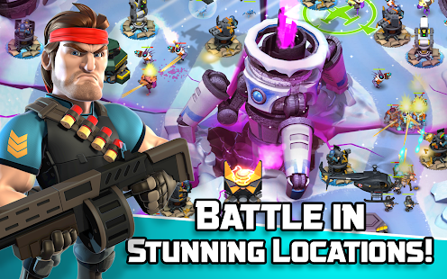 Screenshot 5 for Alien Creeps TD Epic tower defense 2.31.0 MOD (Unlimited Money)