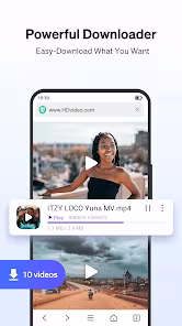Screenshot 2 for Phoenix Browser 12.6.1.4375 MOD APK Premium Unlocked