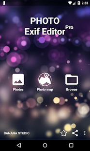 Screenshot 1 for Photo Exif Editor Pro Metadata Editor 2.1.3 Patched