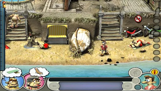 Screenshot 1 for Neighbours from Hell Season 2 3.2.10 MOD APK Unlocked All Chapter