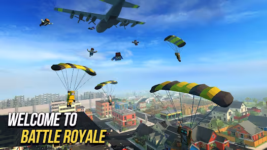 Screenshot 1 for Grand Battle Royale Pixel FPS 3.3.9 MOD APK + Data