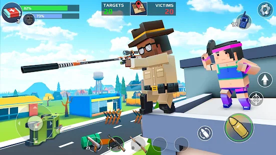 Screenshot 6 for PIXELS UNKNOWN BATTLE GROUND 1.52.02 MOD (Unlimited Money)