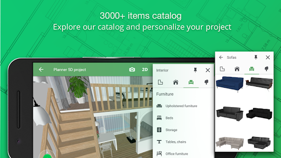 Screenshot 3 for Planner 5D Home Interior Design Creator 1.15.5 MOD APK Unlocked
