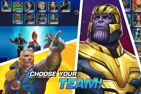 Screenshot 5 for MARVEL Puzzle Quest Join the Super Hero Battle 194.512380 MOD (Unlimited Money)