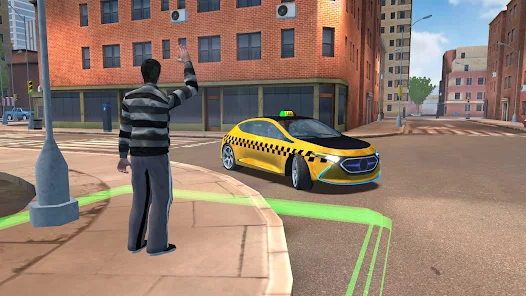 Screenshot 3 for Taxi Sim 2022 Evolution 1.3.5 MOD APK Unlimited Money