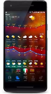 Screenshot 3 for 3D EARTH PRO local weather forecast & rain radar 1.1.14 Paid