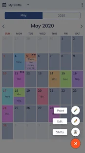 Screenshot 3 for Personal Work Shift Schedule & Calendar Pro 1.8