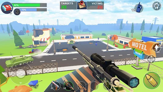 Screenshot 5 for PIXELS UNKNOWN BATTLE GROUND 1.52.02 MOD (Unlimited Money)