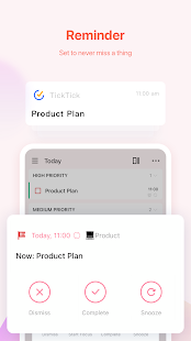 Screenshot 3 for TickTick ToDo List Planner Reminder & Calendar v6.1.5.0 APK MOD Pro Unlocked