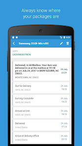 Screenshot 1 for Parcels 2.3.9 MOD APK Premium Unlocked
