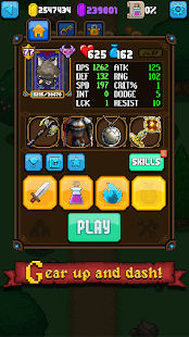 Screenshot 2 for Dash Quest 2.9.25 MOD APK Unlimited Gold