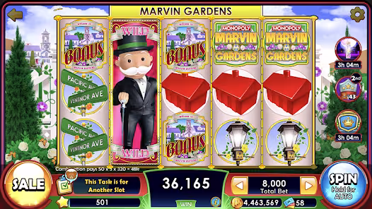 Screenshot 3 for MONOPOLY Slots Casino Games 1.11.7 APK MOD Huge Income