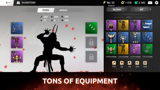Screenshot 4 for Shadow Fight Shades 1.1.0 MOD APK God Mode