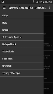 Screenshot 5 for Gravity Screen On Off 3.23.2.0 Unlocked