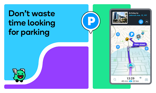 Screenshot 4 for Waze GPS Maps Traffic Alerts Live Navigation 4.107.5.0 MOD APK