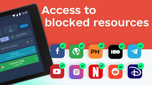 Screenshot 7 for USA VPN 1.108 MOD APK Premium Unlocked