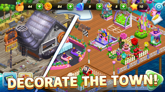 Screenshot 5 for Diner DASH Adventures a cooking game 1.6.5 MOD (Unlimited Coin + Heart + Always Win with full Stars)