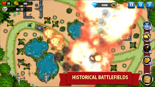 Screenshot 8 for TD War Strategy Game Mod APK 2.3.65 Remove ads, Unlimited money, Free purchase