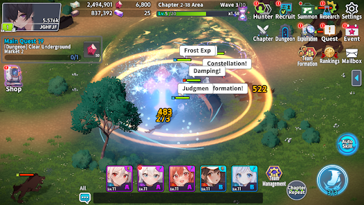 Screenshot 7 for Hunter Party 1.29.3 MOD APK Unlimited Diamonds, Experience Multiplier