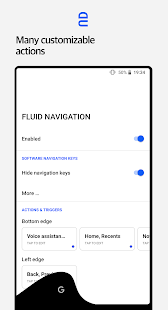 Screenshot 4 for Fluid Navigation Gestures 1.2.1-c [Mod Lite Pro]