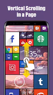 Screenshot 4 for Square Home Launcher Windows style Premium 2.1.12