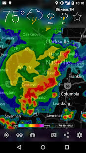 Screenshot 2 for MyRadar NOAA Weather Radar 7.1.0 Pro APK