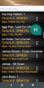 Screenshot 3 for Drum Loops & Metronome Pro Outro and Tap BPM Paid