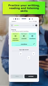 Screenshot 3 for English Irregular Verbs 1.2.3 APK PRO