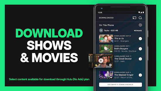 Screenshot 2 for Hulu TV shows and movies 4.17.0.409600 MOD Free Subscription