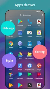 Screenshot 1 for Super P Launcher for P 9.0 launcher theme Prime 4.4