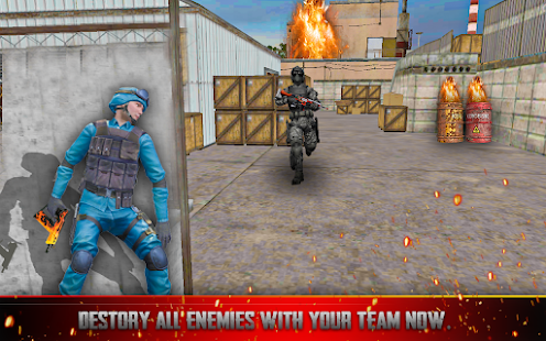 Screenshot 2 for Real Commando Strike FPS Shooting Game NO ADS v9.6 APK