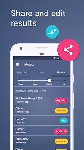Screenshot 5 for Meteor Speed Test for 3G, 4G, Internet & WiFi 1.21.1-1