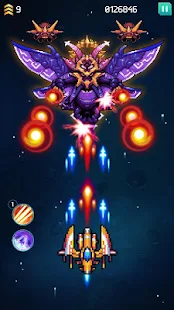 Screenshot 4 for Galaxiga Classic 80s Arcade Space Shooter 13.9 Mod Unlimited Coin / Gems