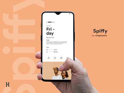 Screenshot 3 for Spiffy kwgt 9.3 Paid