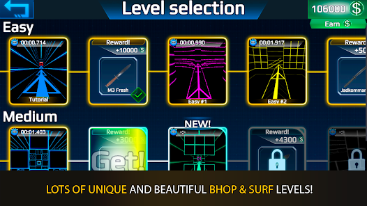 Screenshot 3 for CS Surf GO Bhop Surf pro! v2.805 MOD APK Free Shopping