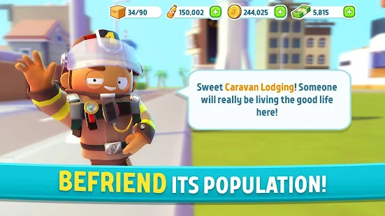 Screenshot 4 for City Mania Town Building Game 1.6.1a FULL APK + MOD