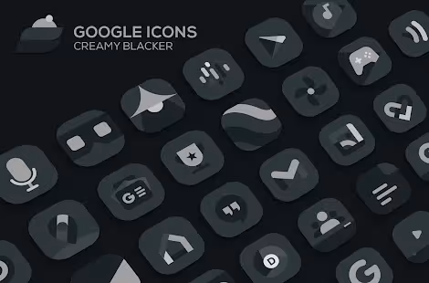 Screenshot 3 for Creamy Blacker icon pack 1.0.0 Patched