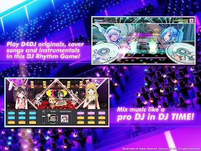 Screenshot 5 for D4DJ Groovy Mix 5.6.01 MOD APK God Mode, Auto Perfect