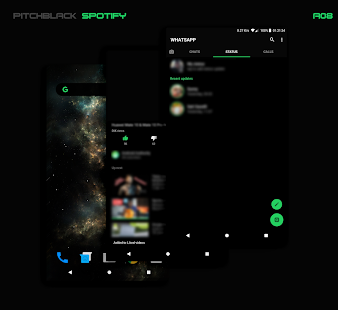 Screenshot 2 for PitchBlack Substratum Theme For Oreo / Pie / 10 85.5 Patched