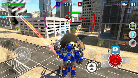 Screenshot 2 for Mech Wars Multiplayer Robots Battle 1.406 MOD (UNLIMITED COIN + PREMIUM CURRENCY)