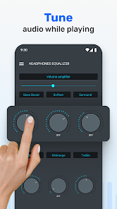 Screenshot 3 for Headphones Equalizer Music Bass Enhancer 2.3.12 Unlocked APK